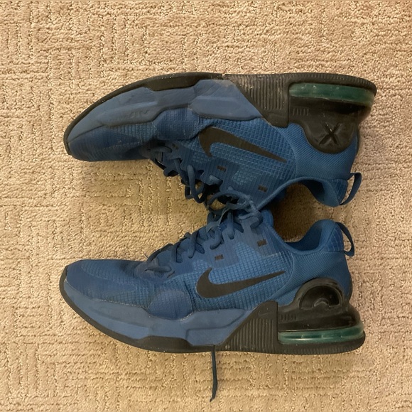 👟🔹 Nike Air Max Alpha Trainer 5 Men’s Workout Shoes US 8.5 Court Blue/Green - Picture 8 of 11